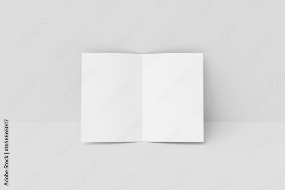 Fototapeta premium Bifold Blank Mockup