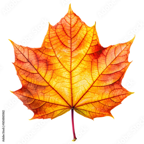 Wallpaper Mural maple leaf isolated on white Torontodigital.ca