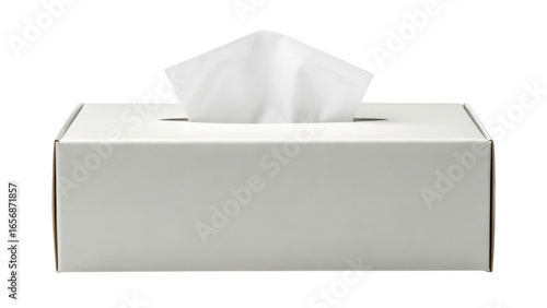 3d white tissue box with soft tissues
