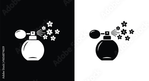 Perfume Bottle Icon - Symbolizing Fragrance and Beauty