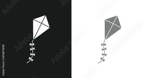Kite Icon - Symbolizing Freedom, Flight, and Fun