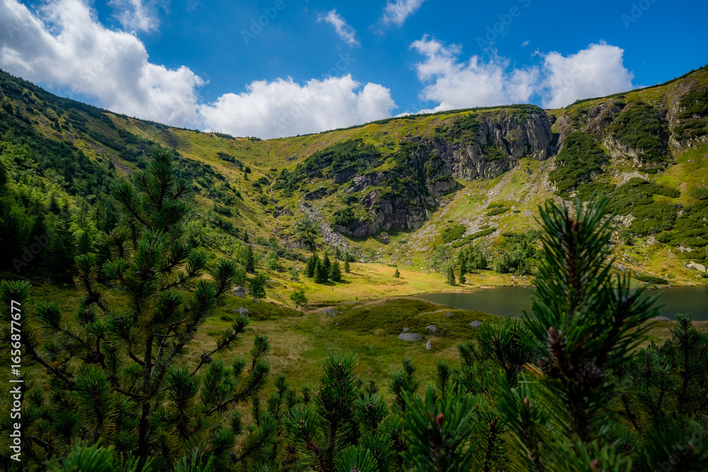 Obraz premium mountains with a lake