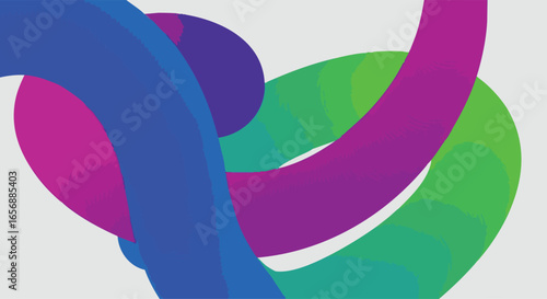 Abstract colorful fluid shapes and design elements creating a modern artistic look for contemporary themes with gradient fills and smooth transitions