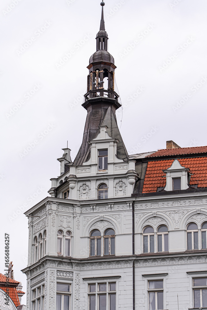 Fototapeta premium Decoration of the building in Old Prague