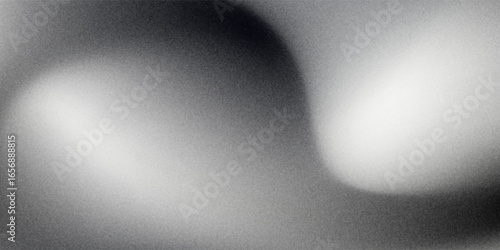 Black dark gray silver white wave abstract background for design. Light wave, wavy line. Ombre gradient. Noise rough grungy grain brushed metal metallic effect.eps10