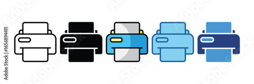 Printer  Icon Element For Design