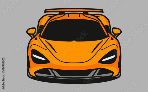 sports car illustration.easy to use ,Adult coloring page line art for book and drawing.