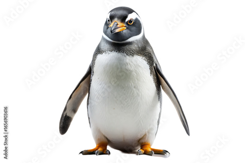  penguin isolated on white background PNG, AI GENERATED