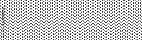 Simple black grill mesh pattern vector illustration