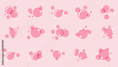 Soap bubble icon, bubble bath water. Sea drop, carbonated air, simple wash picture.