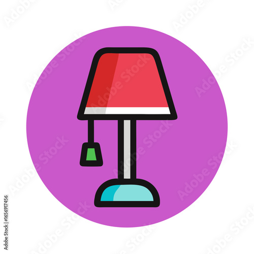 vector table lamp