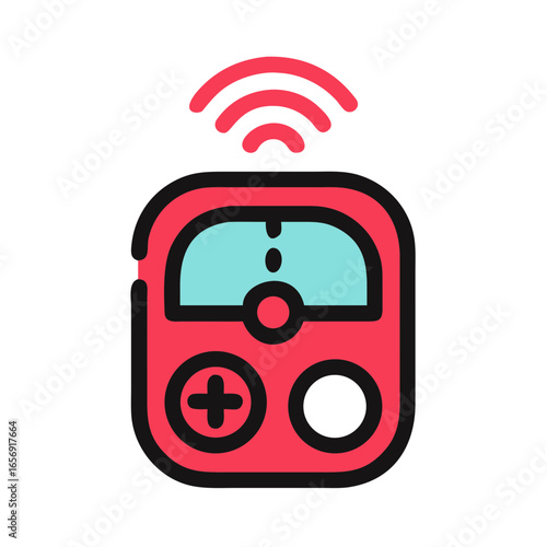 Smart home remote control with modern design and wireless features