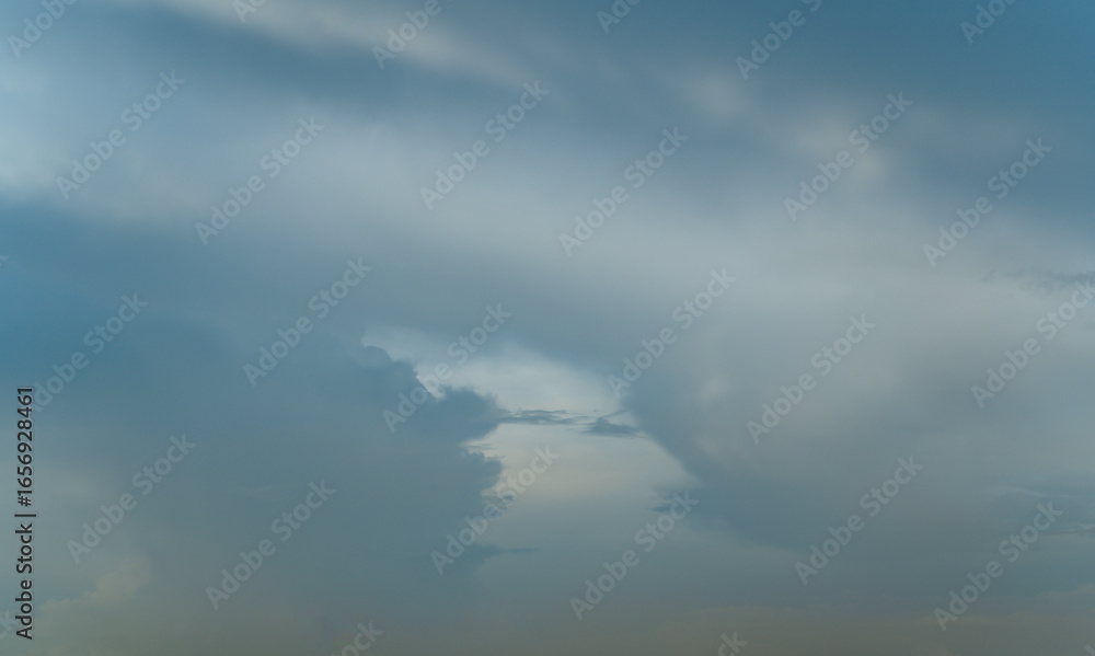 Obraz premium Beautiful sky with cloud landscape