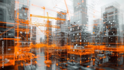 Wallpaper Mural Neo-Metropolis Constructing Tomorrow's Skyline Torontodigital.ca