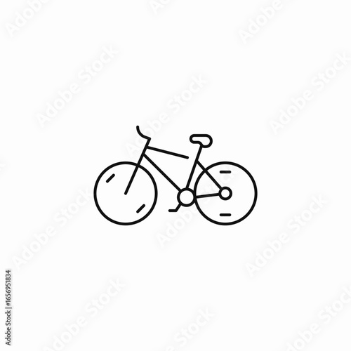 street transportation bicycle icon sign vector