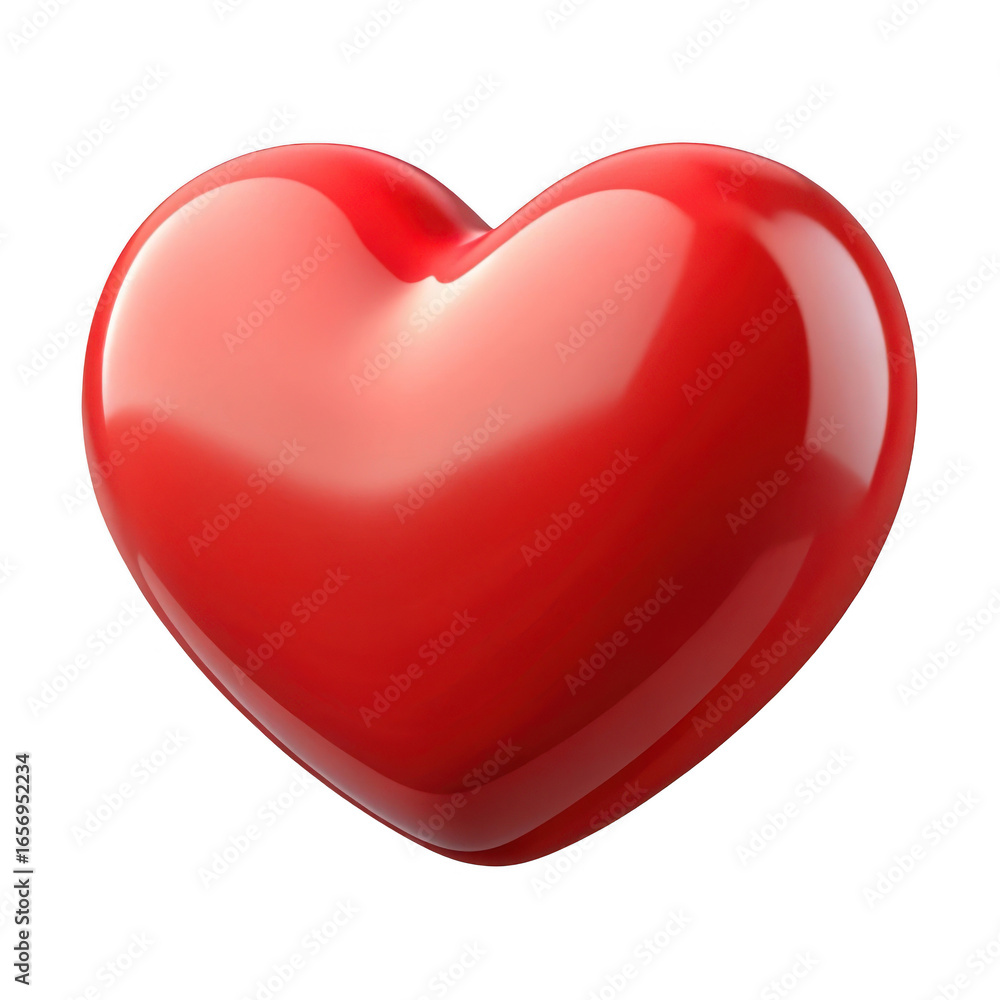 3d glossy red heart symbol 3d glossy red heart symbol