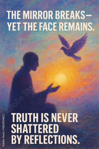 Sufi Poster on Death as Homecoming and the Beginning of Eternal Peace for the Soul