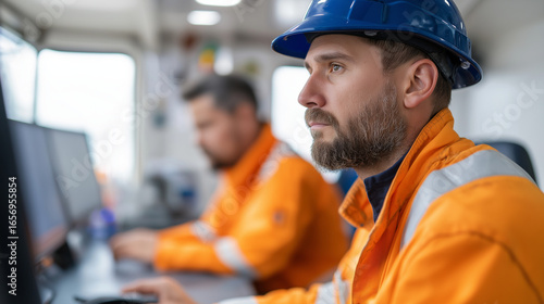 Advanced Geothermal Drilling Technology in High-Tech Control Cabin