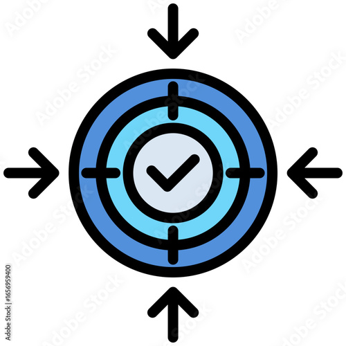 determine  icon isolated on white background. vector illustration icon for self improvement