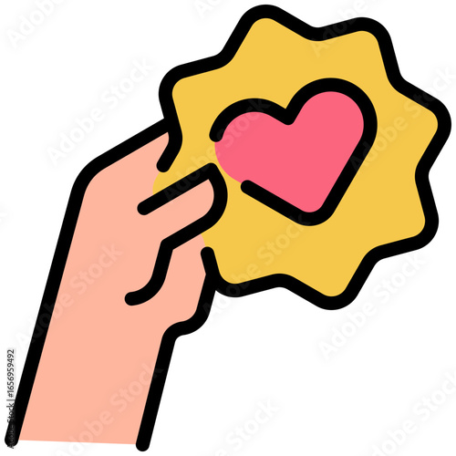 empathy  icon isolated on white background. vector illustration icon for self improvement