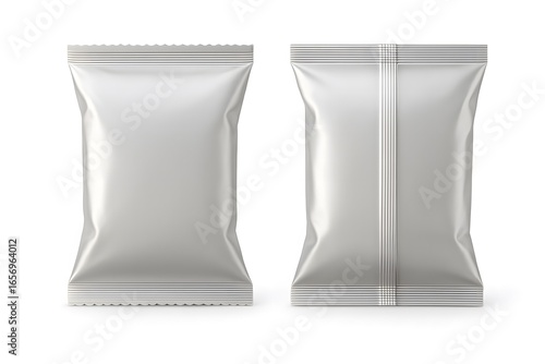 snack packaging bags mockup