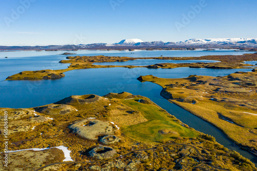 Pseudo-Craters at Lake Mývatn, Iceland