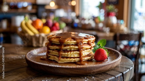 The national dish of the Argentine cuisine. Dulce de leche – pancakes with caramel. 