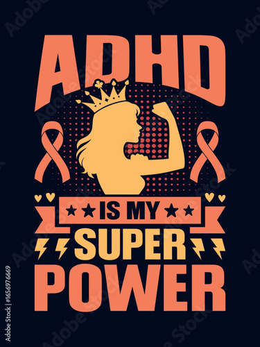 ADHD awareness t-shirt design