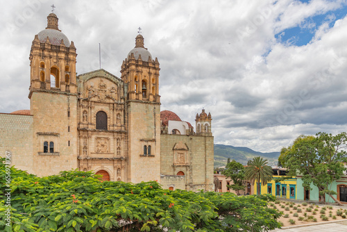 Santo Domingo de Guzman Church in Oaxaca - Templo de Santo Domingo de Guzmán en Oaxaca, Mexico 