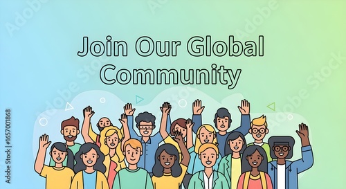Join Our Global Community Illustration
