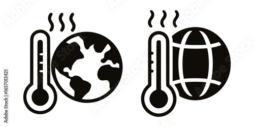 Global Warming Icons