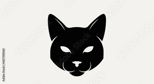 black cat head