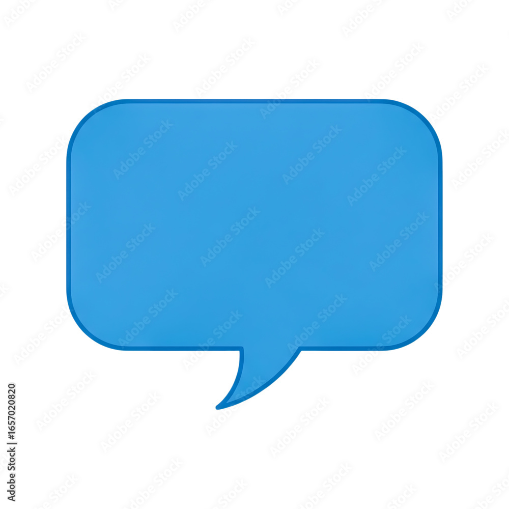 Blue speech bubble isolated on transparent background Blue speech bubble isolated on transparent background