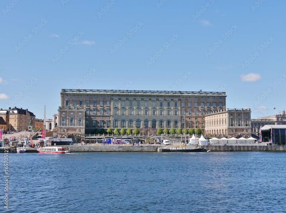 Fototapeta premium Königliches Schloss Stockholm 