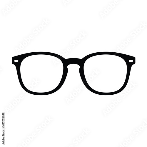 Black round glasses, a stylish accessory for vision correction or fashion, perfect for a retro or modern look with a hipster vibe