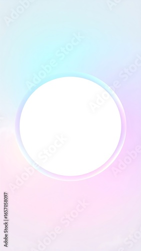 Pastel circle graphic