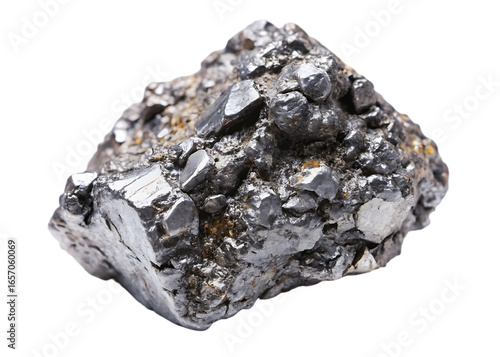 Wallpaper Mural  rare earth element dysprosium  isolated on white background PNG,AI GENERATED Torontodigital.ca