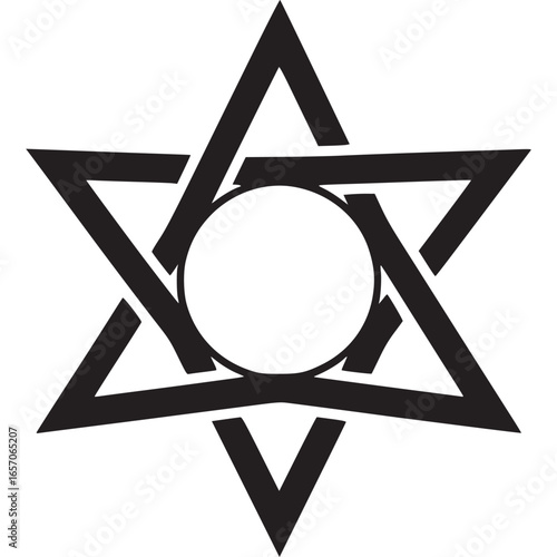 Star of david symbol isolated on white background, a powerful emblem of jewish identity and faith, steeped in rich history and cultural significance