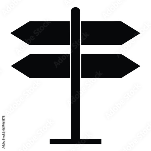 direction sign icon