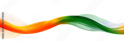 India. Republic Day, Diwali, Holi. Indian flag. Asia. Beautiful, popular image on a transparent background for designers, marketers and IT professionals. Popular illustration, object.