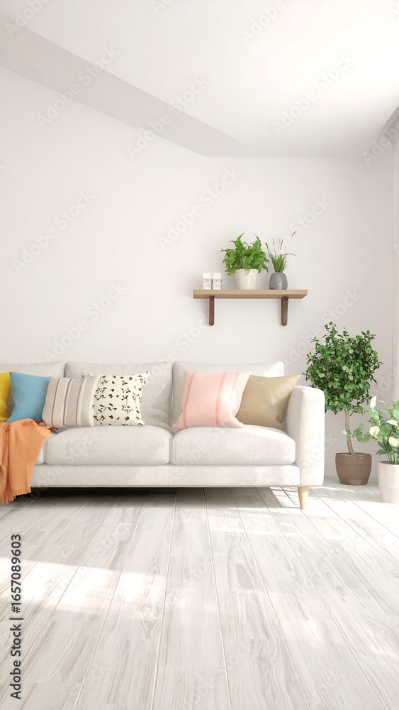 Fototapeta premium Modern living room interior (1)