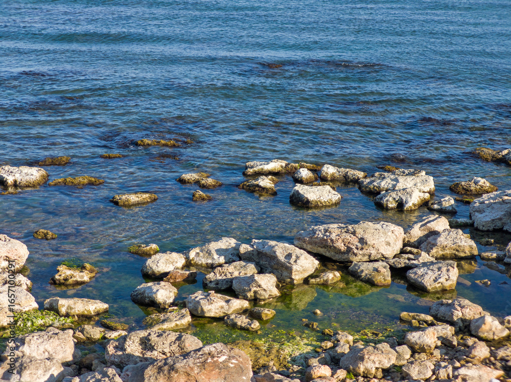 Obraz premium Black sea coast near Shabla cape, Bulgaria