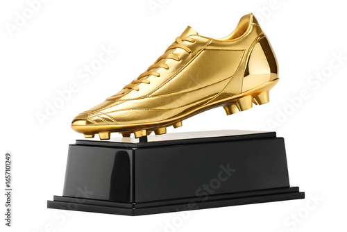 Golden Boot Trophy Award Celebrating Football's Top Scorer in Style