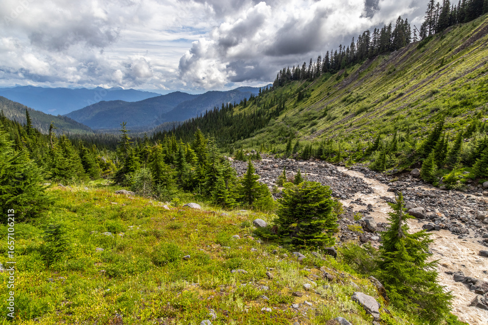 Obraz premium mountain landscape in summer
