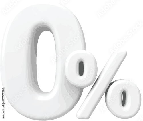 zero percent sign