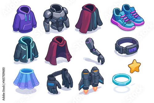 Sneakers wearable tech utility icons metaverse flowing fashion vector icon bracelet virtual