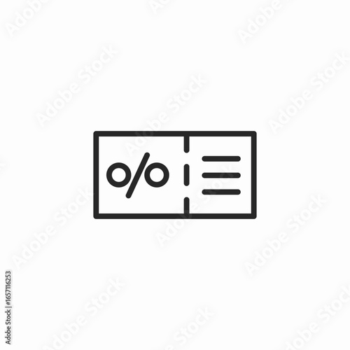 discount tag icon sign vector