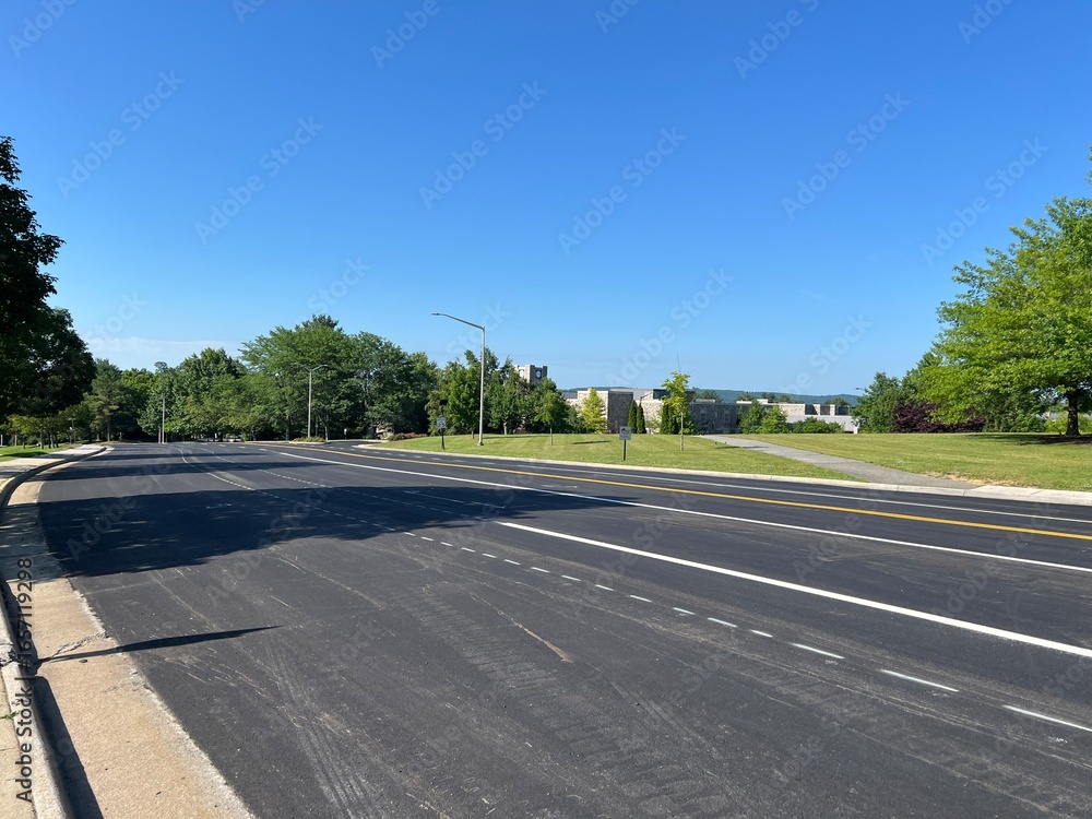 Fototapeta premium Paving Project - Blacksburg, VA