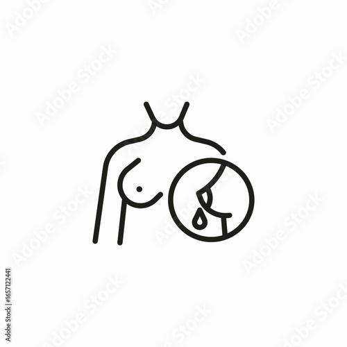 breast milk icon sign vector