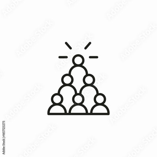 group brainstorm icon sign vector